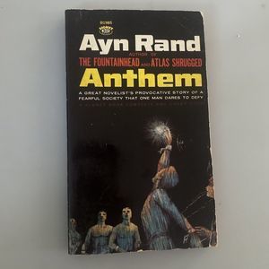 5 for $30 1963 ANTHEM  by Ayn Rand Signet Paperback Book 4th Printing